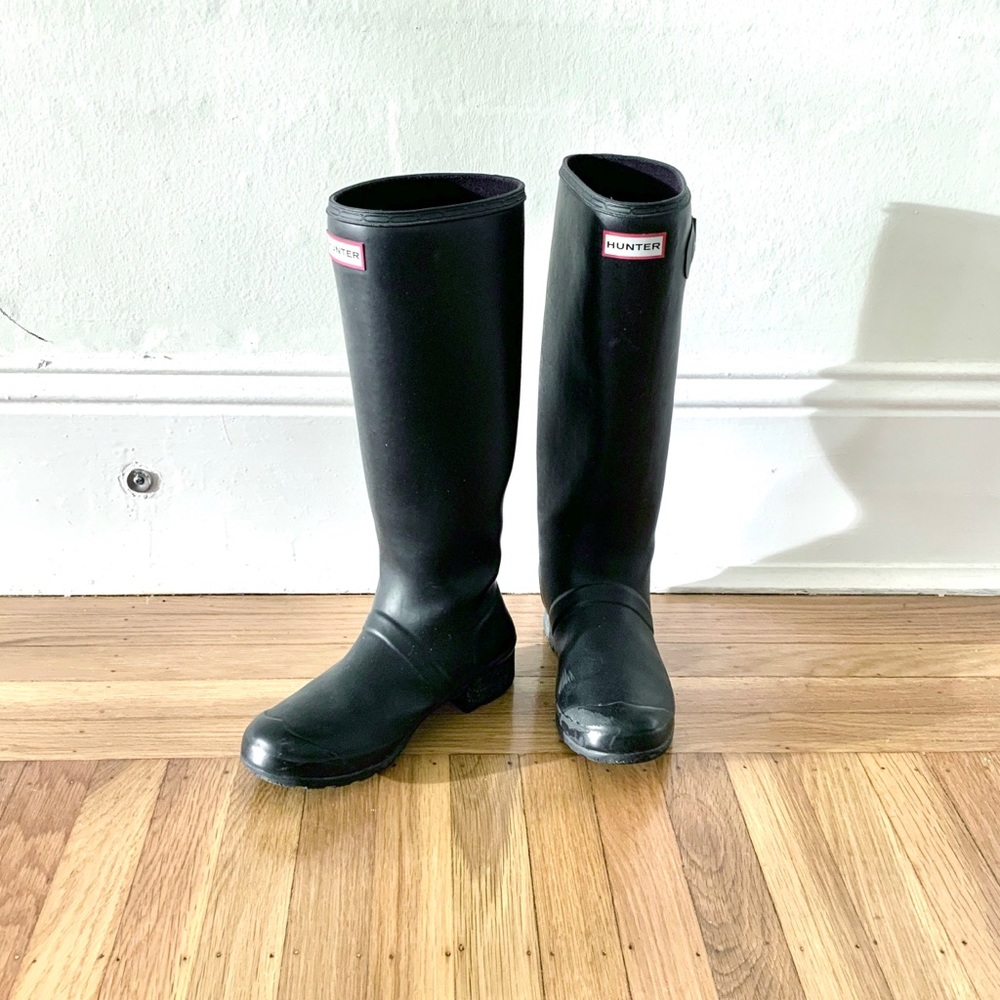 Hunter Women's Original Tall Rain Boots: Black